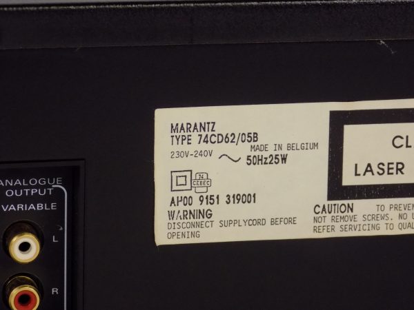 Marantz CD-62 CD Player