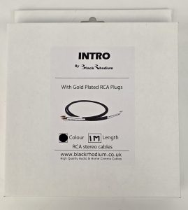 Black Rhodium Intro RCA cables