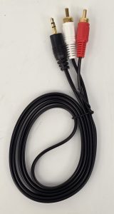 3.5mm Jack to twin RCA cable
