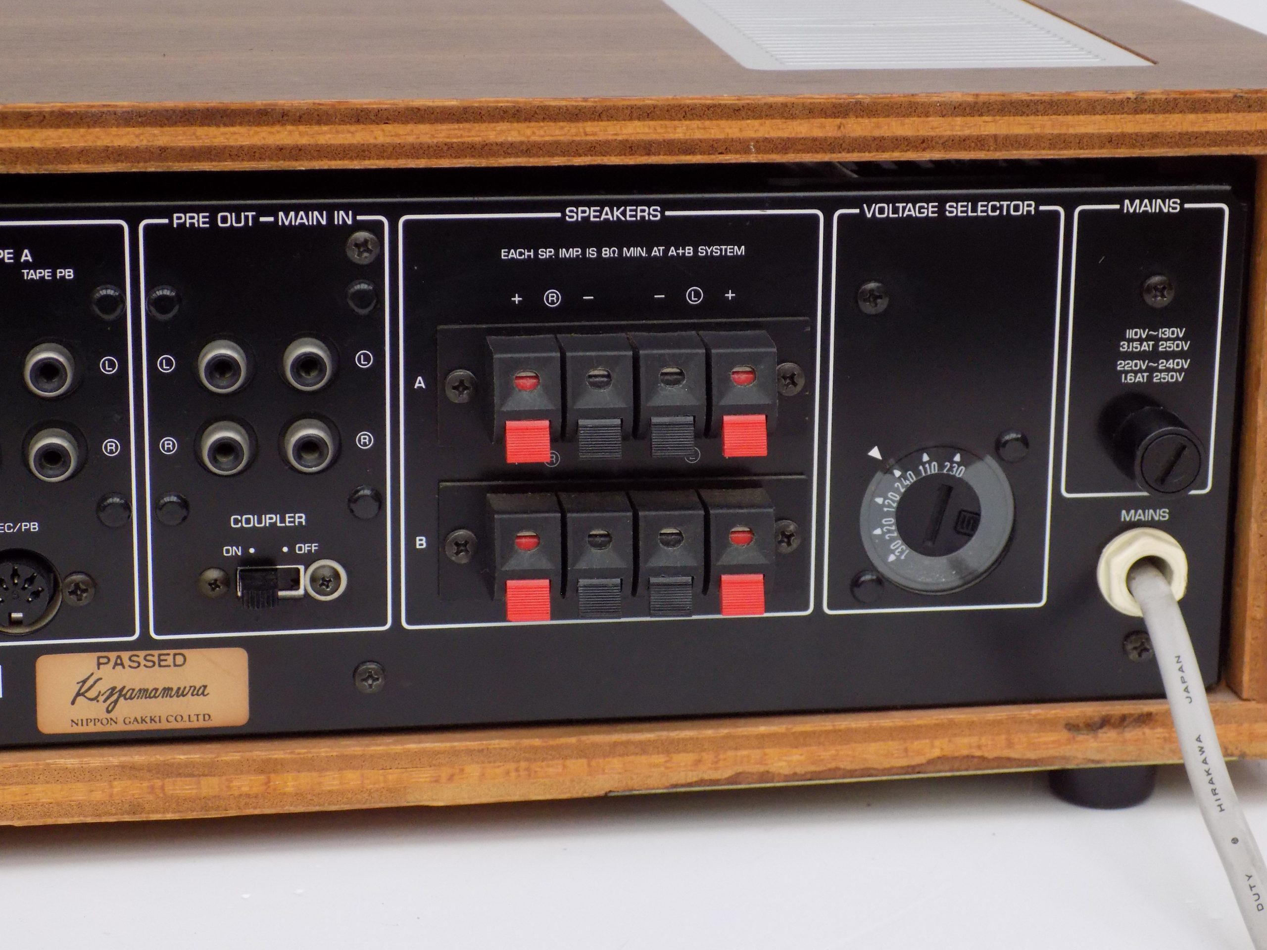 Yamaha CA-800ii Amplifier