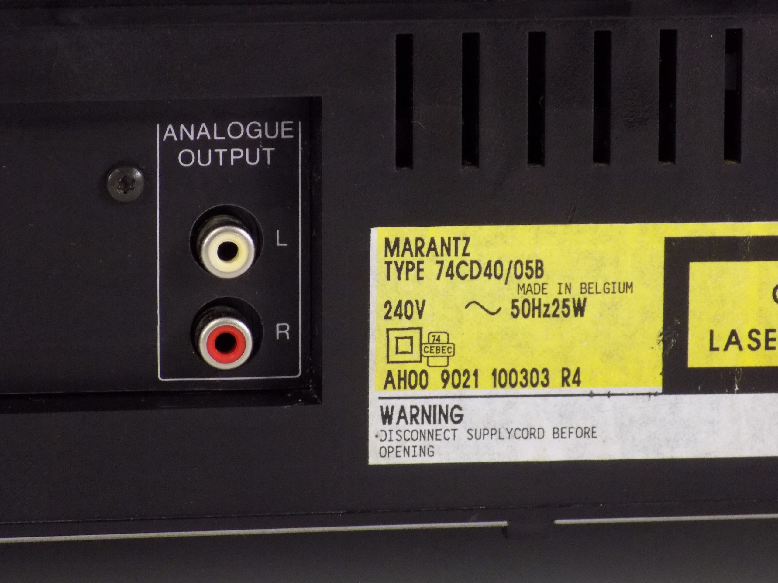 Marantz CD40 CD Player