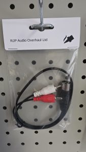 5 pin DIN to twin RCA